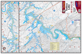 Kingfisher Maps Lake Chickamauga Waterproof Map #1704